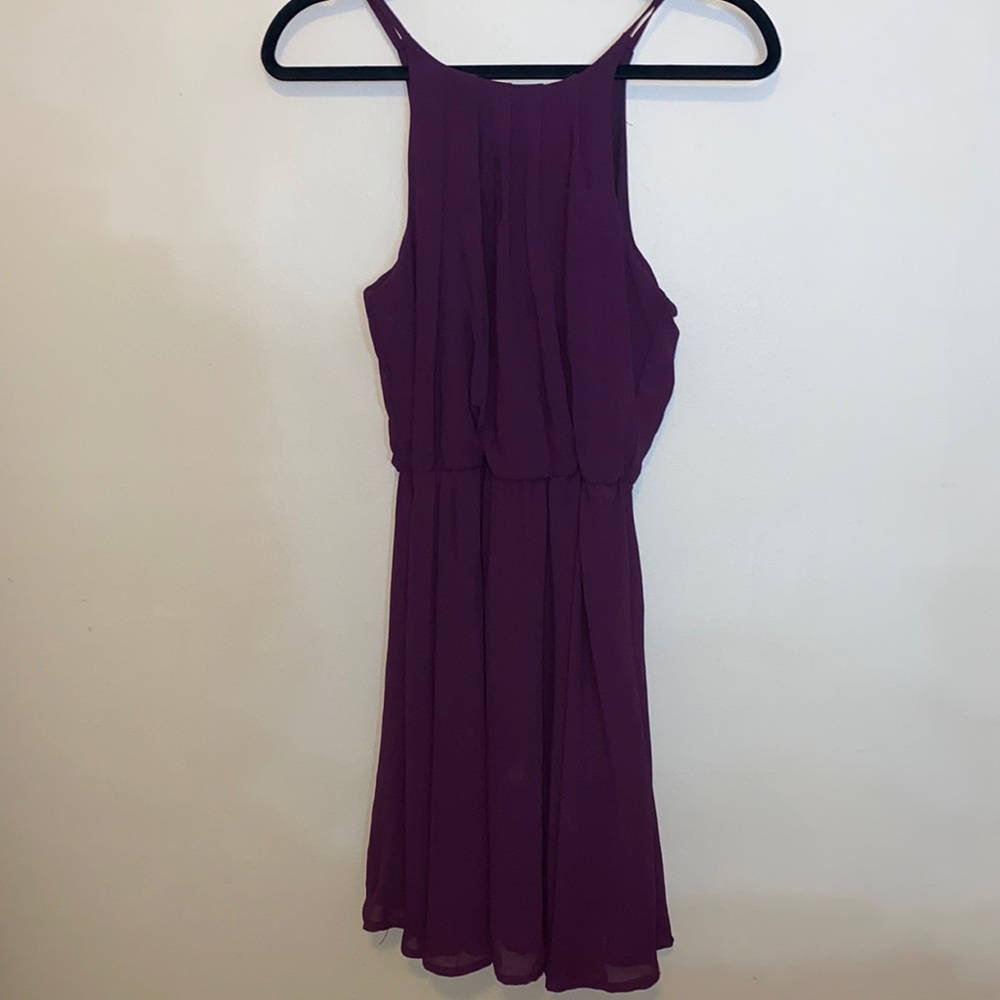 Short purple dress NWT